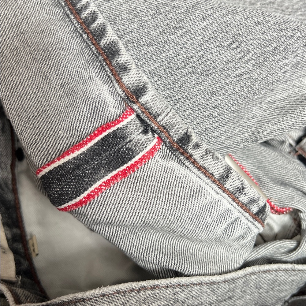 imogene + willie Harper Grey High Waisted Straight Jeans - Picture 10 of 10